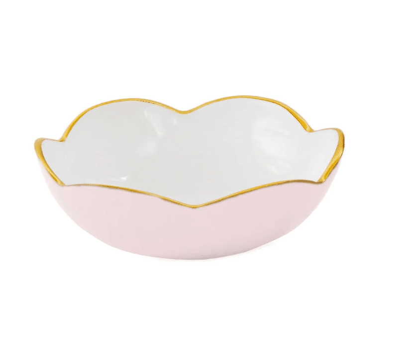 Encanto Amelia Mini Round Bowl - Camella and White - Beatriz Ball - Gaines Jewelers