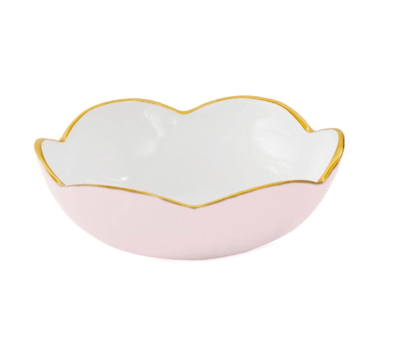 Encanto Amelia Mini Round Bowl - Camella and White - Beatriz Ball - Gaines Jewelers