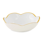 Encanto Amelia Mini Round Bowl - Cream and White - Beatriz Ball - Gaines Jewelers