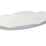 Encanto Amelia Oval Tray - Slate and White - Beatriz Ball - Gaines Jewelers