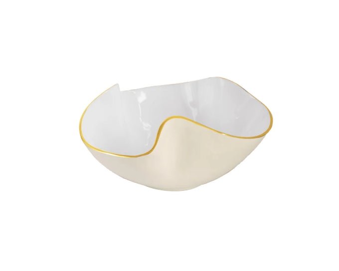 ENCANTO Aries Medium Bowl (Cream and White) - Beatriz Ball - Gaines Jewelers