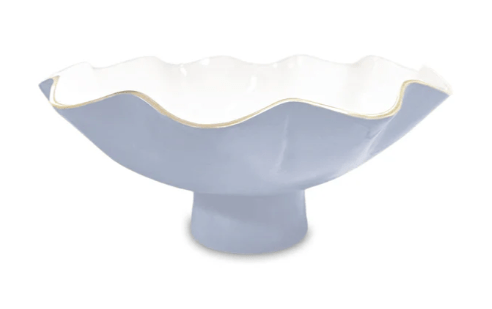 Encanto Carola Small Pedestal - Periwinkle and White - Beatriz Ball - Gaines Jewelers