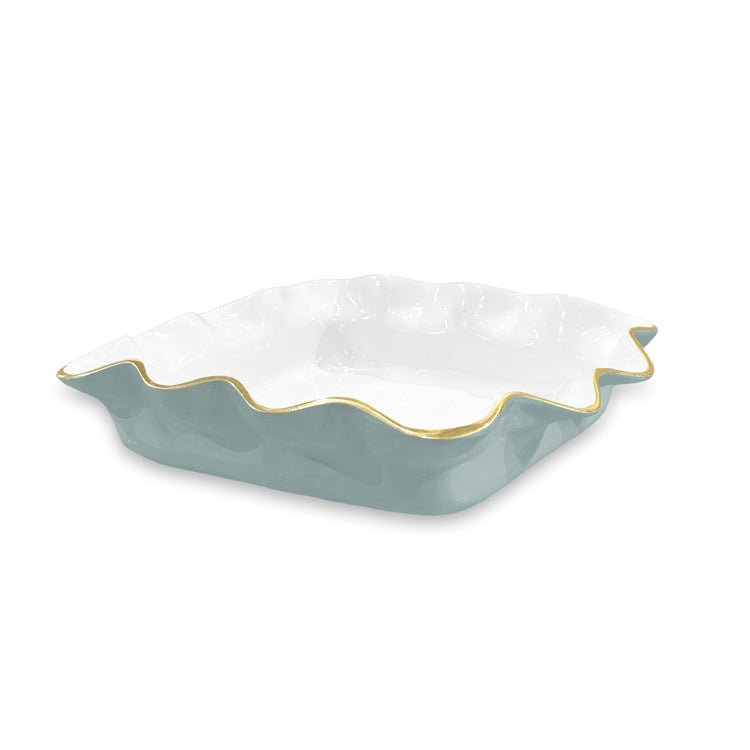 Encanto Carola Square Pyrex Holder - Slate and White - Beatriz Ball - Gaines Jewelers