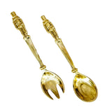 Encanto Nutcracker Salad Server - Gold - Beatriz Ball - Gaines Jewelers