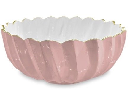 Encanto Orlando Medium Bowl - Camellia and White - Beatriz Ball - Gaines Jewelers