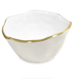 Encanto Osaka Small Bowl - Cream and White - Beatriz Ball - Gaines Jewelers