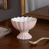 ENCANTO Vienna Mini Pedestal with Spoon (Camellia and White) - Beatriz Ball - Gaines Jewelers