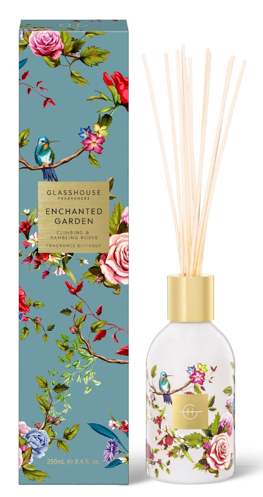 Enchanted Garden Reed Diffuser - Glasshouse Fragrances - Gaines Jewelers