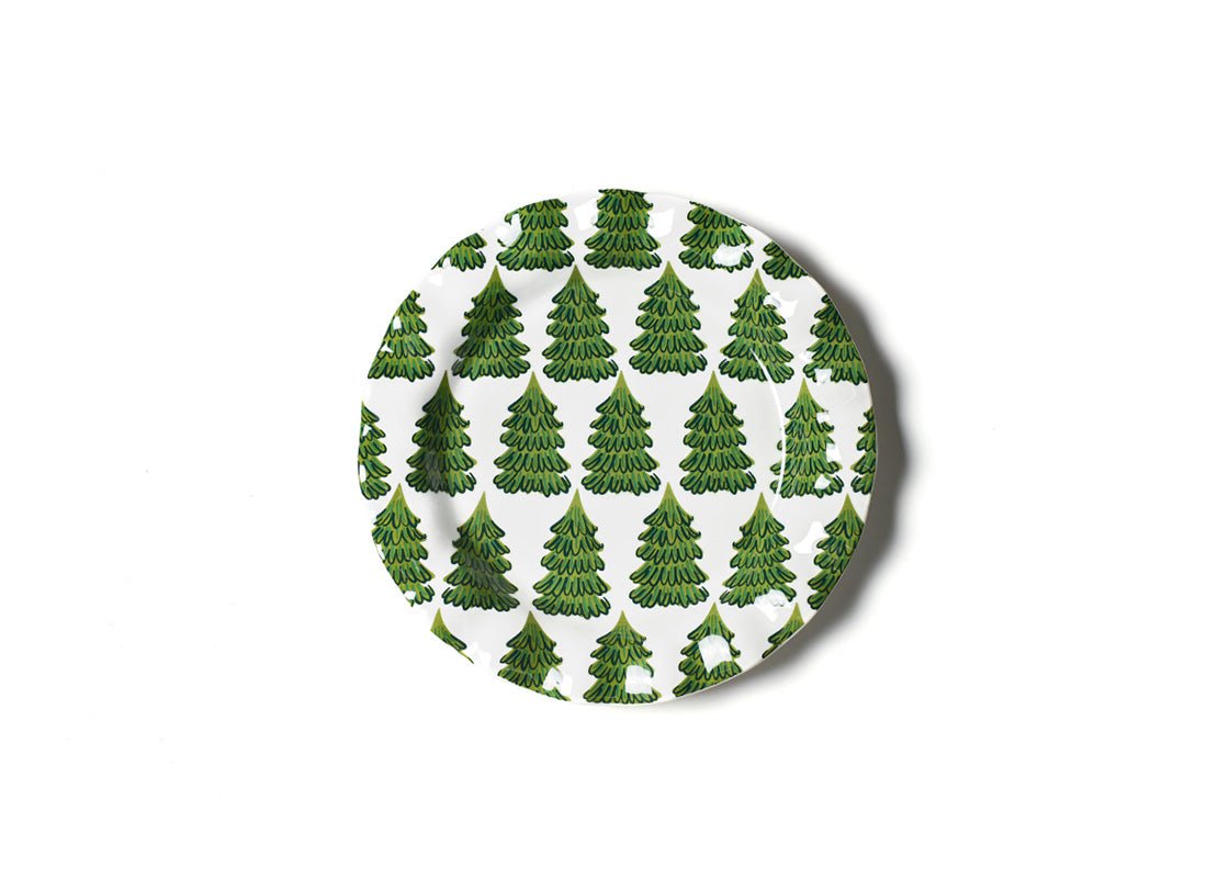 Evergreen Grove Ruffle Dinner Plate - Coton Colors - Gaines Jewelers