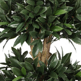 Everlux Bay Laurel Triple Ball UV Topiary - 60 Inch - Mills Floral Company - Gaines Jewelers