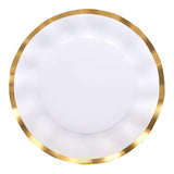 Everyday White Wavy Dinner Plate - Pack of 8 - Sophistiplate - Gaines Jewelers