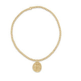 Extends - Classic Gold 2mm Bead Bracelet - Inspire Small Gold Charm - enewton - Gaines Jewelers