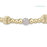 Extends - Dignity Sincerity Pattern 4mm Bead Bracelet - Moonstone - Gaines Jewelers