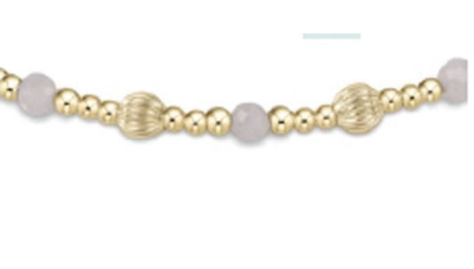 Extends - Dignity Sincerity Pattern 4mm Bead Bracelet - Moonstone - Gaines Jewelers