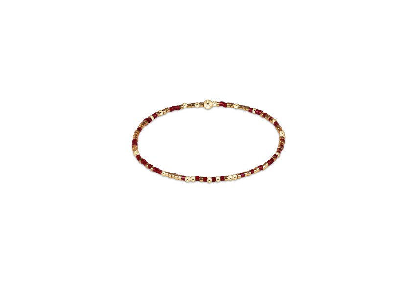 Extends Gameday Hope Unwritten Bracelet - Gold Luster and Maroon - Enewton - Gaines Jewelers