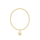 Extends Gold 3mm Bracelet - Classic Gold 10mm Charm - enewton - Gaines Jewelers