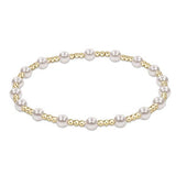 extends Pearl Classic Sincerity Pattern 4mm Bead Bracelet - enewton - Gaines Jewelers