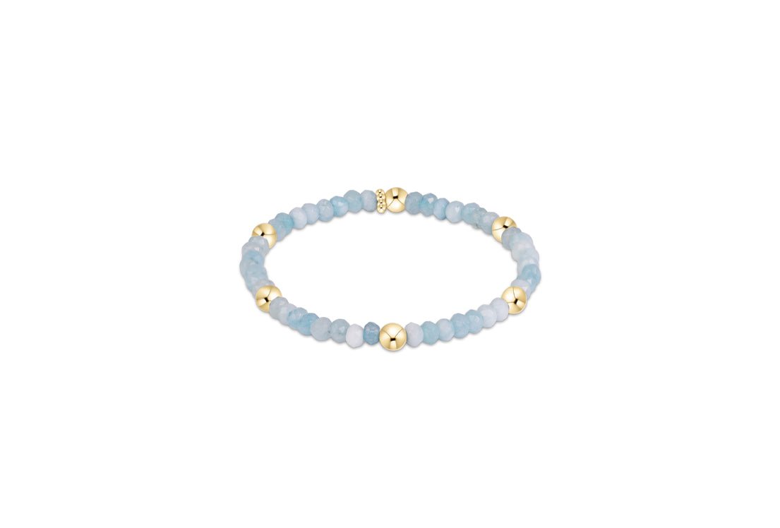 Extends Presence Gemstone 4mm Bracelet - Aquamarine - enewton - Gaines Jewelers