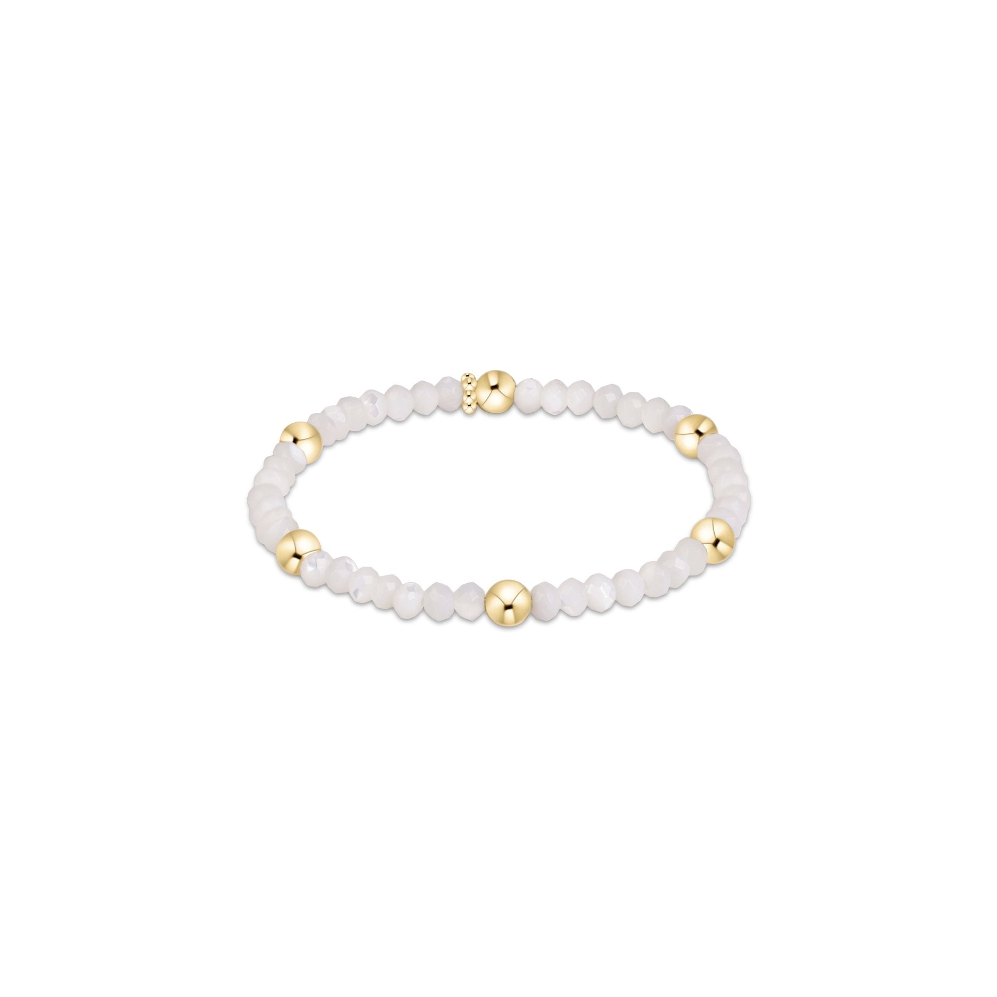 Extends Presence Gemstone 4mm Bracelet - Mother Of Pearl - Enewton - Gaines Jewelers