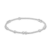 extends Sterling Hope Unwritten 4mm Bead Bracelet - enewton - Gaines Jewelers