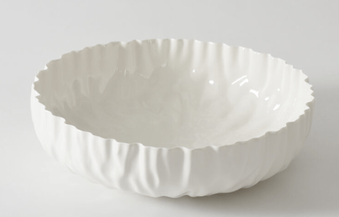 Extra Large Shallow Bowl in Mascali Bianca - Pampa Bay - Gaines Jewelers