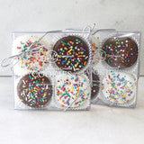 Maggie Lyon Chocolatiers - Maggie's Chocolate Covered Cookies - 4pc. Rainbow Explosion