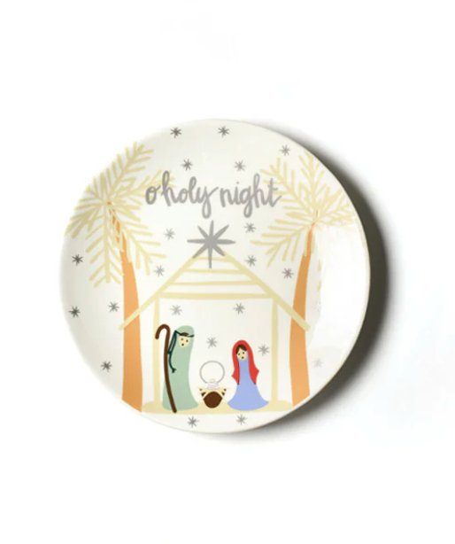 Fair Skin O Holy Night in Color Salad Plate - Coton Colors - Gaines Jewelers