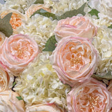 Faux Hydrangea Pick - Cream - 13 Inch - Mills Floral Company - Gaines Jewelers