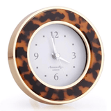 Faux Tortoiseshell & Gold Alarm Clock - Addison Ross - Gaines Jewelers