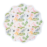 Fenwick Fields - Round Scalloped Placemat | Waterlily (4 pack): 4 - Gaines Jewelers