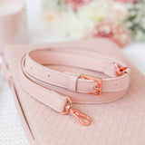 Crossbody Weave Bible Case - Blush - Ever, AJ