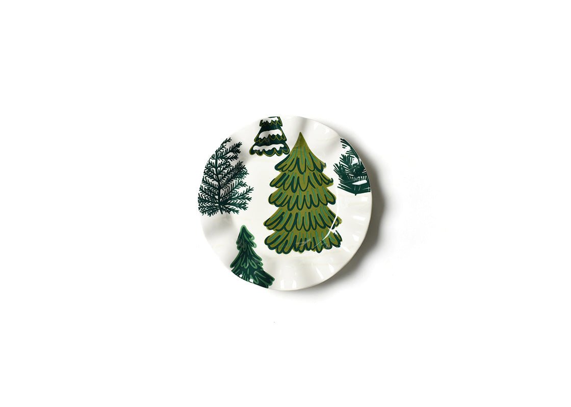 Fir Forest Ruffle Salad Plate - Coton Colors - Gaines Jewelers