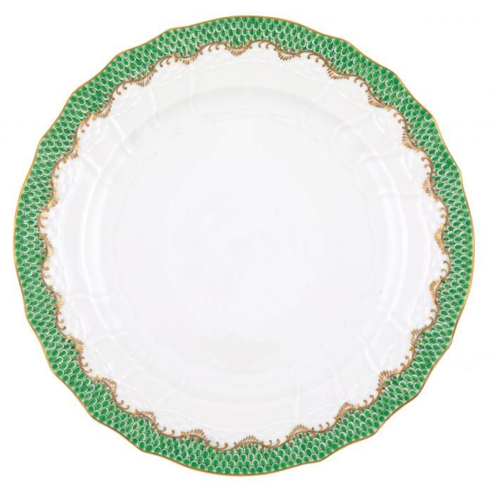 Fishscale Jade Service Plate - Herend - Gaines Jewelers