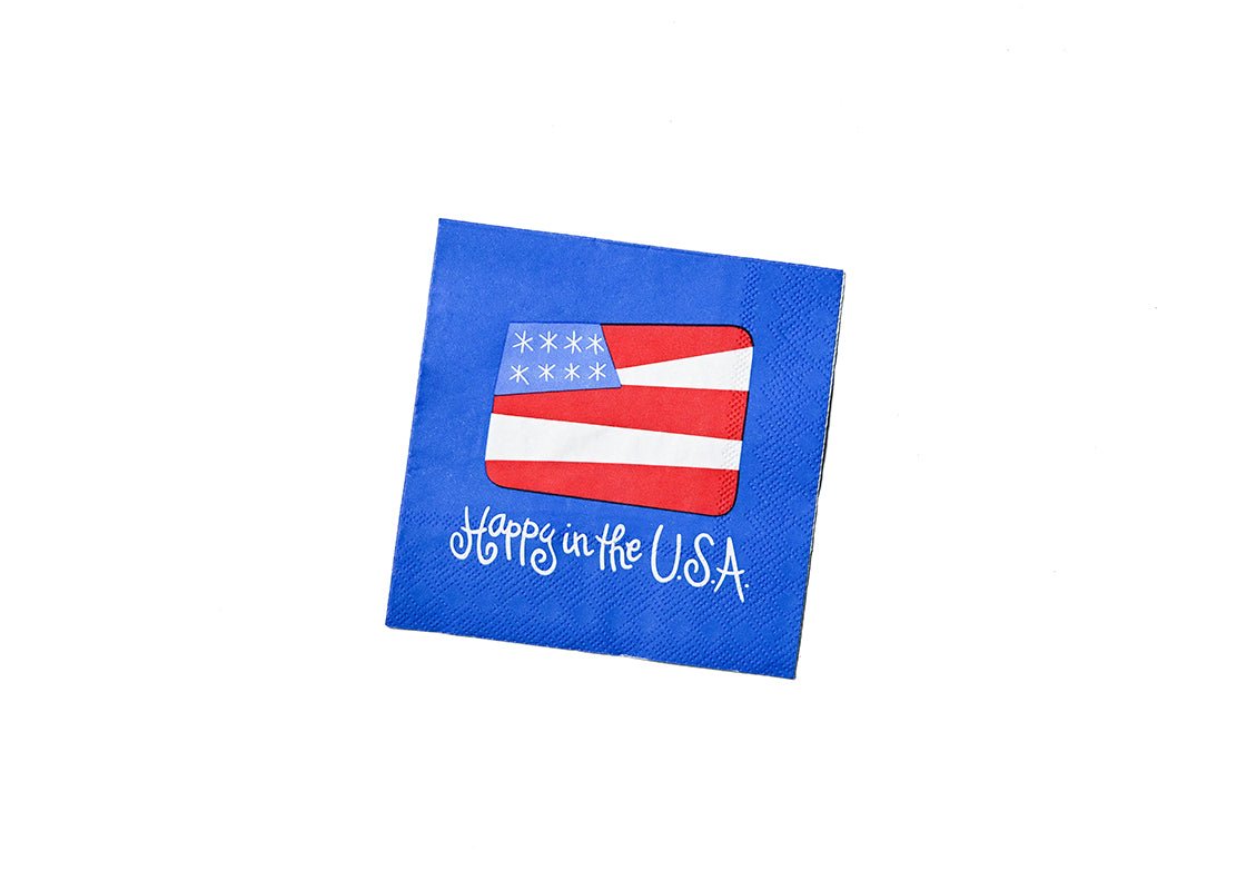 Flag Cocktail Napkins - Set of 20 - Coton Colors - Gaines Jewelers
