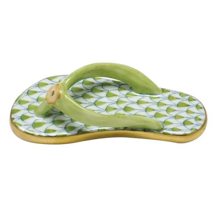 **Flip Flop - Key Lime - Herend - Gaines Jewelers