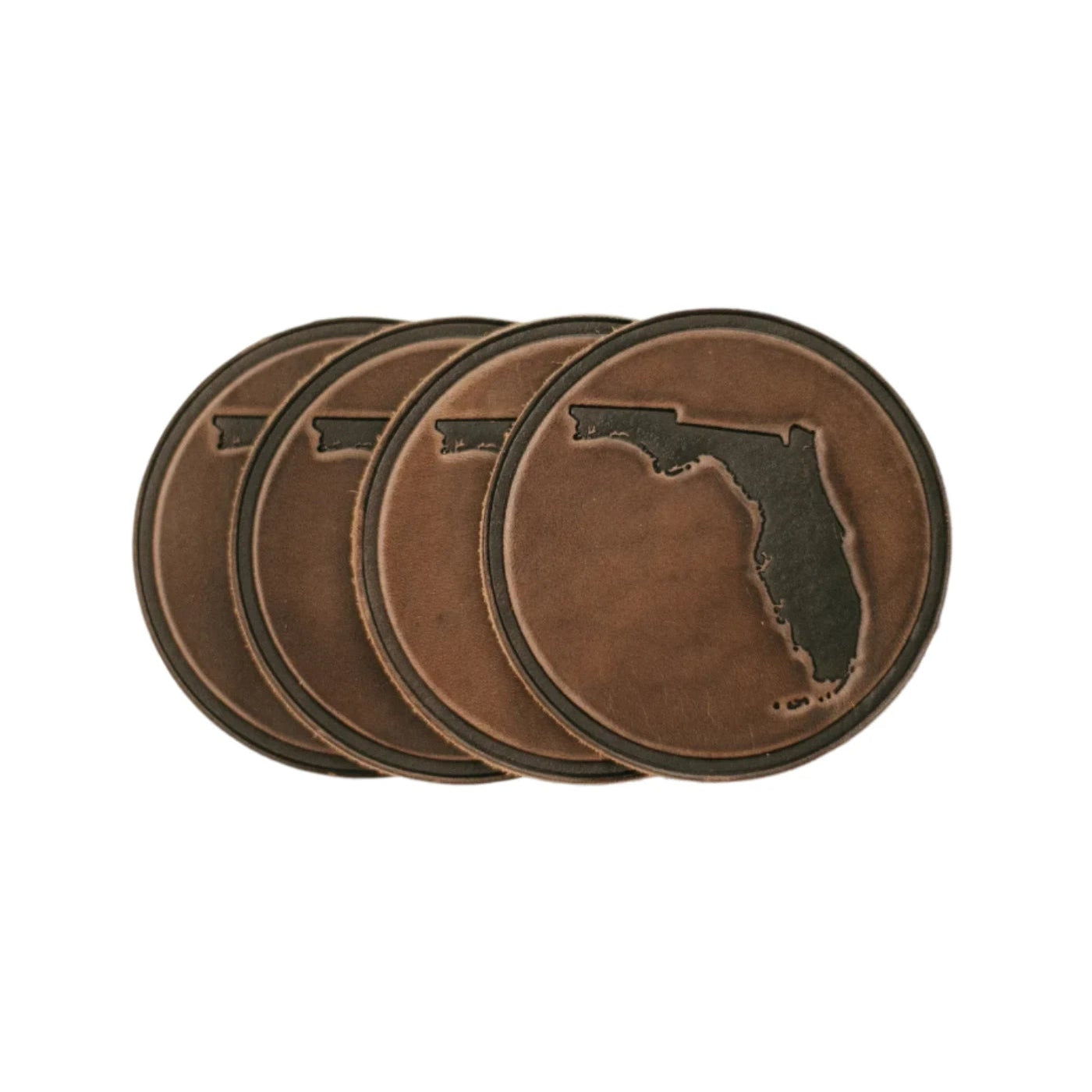 Florida Circle Coasters and Holder Set - Clayton & Crume - Gaines Jewelers