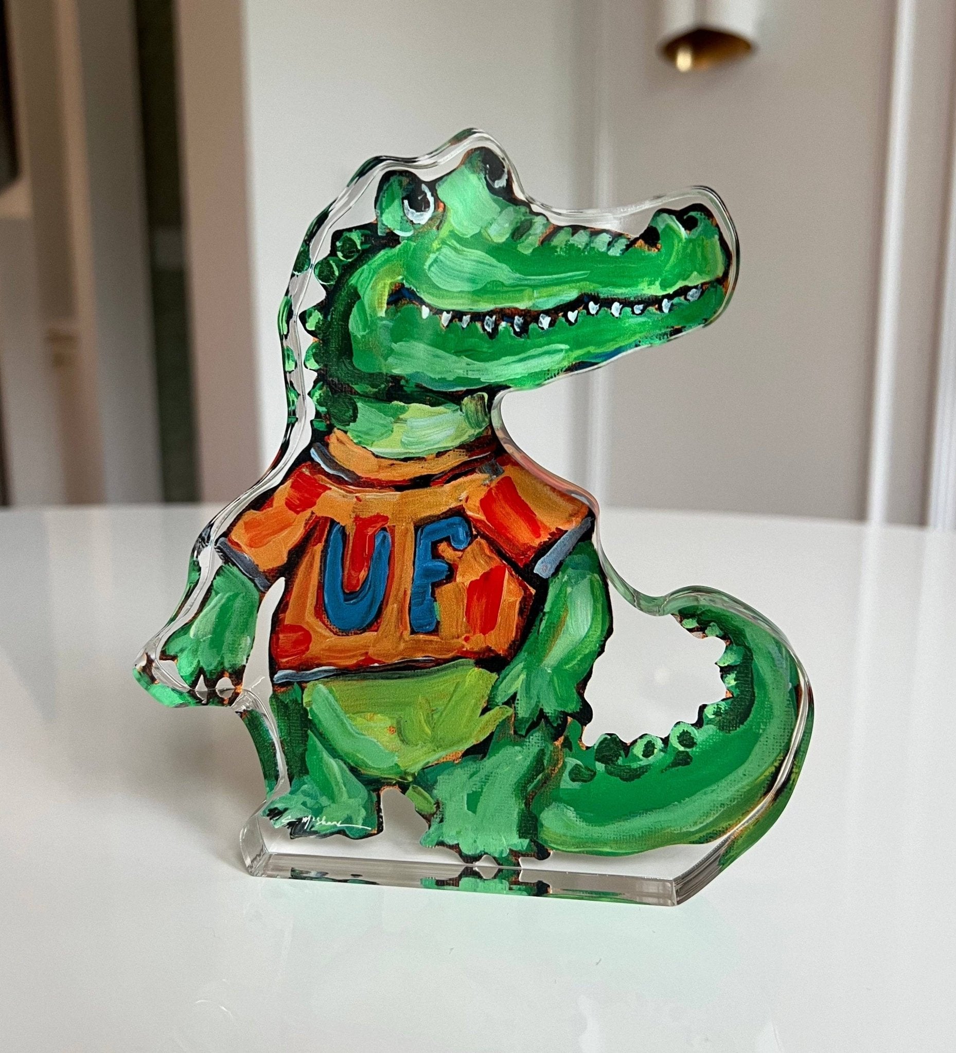 Florida Gator Acrylic - Chelsea McShane Art - Gaines Jewelers