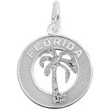 Florida Palm Tree Ring Charm - Sterling Silver - Rembrandt Charms - Gaines Jewelers