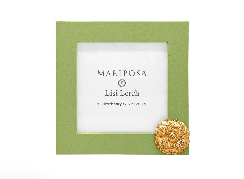 Flower Meadow Green 4x4 Frame - Mariposa - Gaines Jewelers