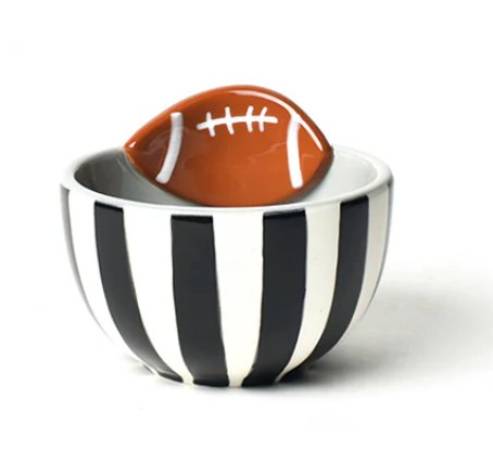 Football Embellishment Bowl - Happy Everything - Gaines Jewelers