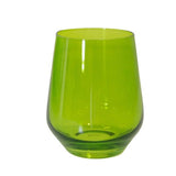 Forest Green Stemless Wine - Estelle Colored Glass - Gaines Jewelers