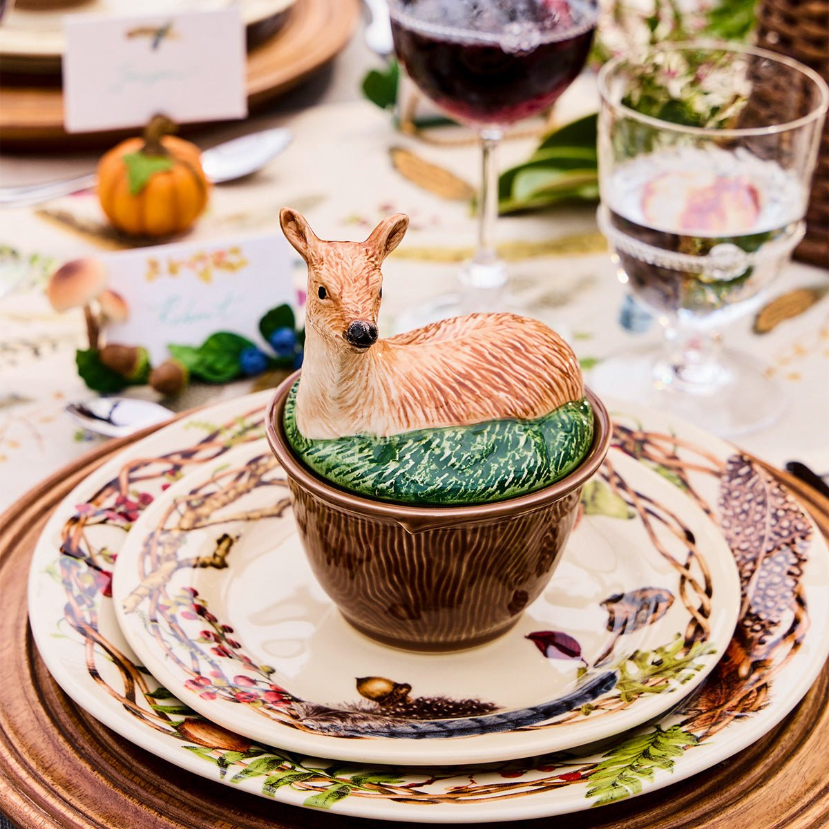 Forest Walk Deer Bowl with Lid - Juliska - Gaines Jewelers