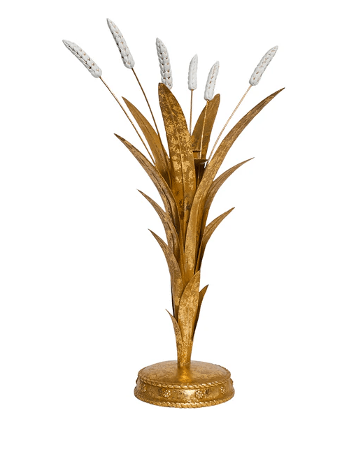 Forest Walk Wheat 17" Candlestick - Gold - Juliska - Gaines Jewelers