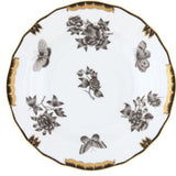 Fortuna Black Dinner Plate - Herend - Gaines Jewelers