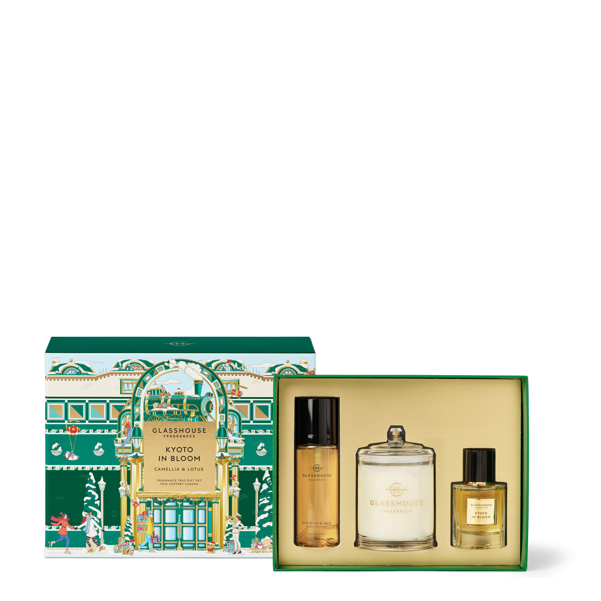 Fragrance Trio Gift Set - Kyoto in Bloom - Glasshouse - Gaines Jewelers