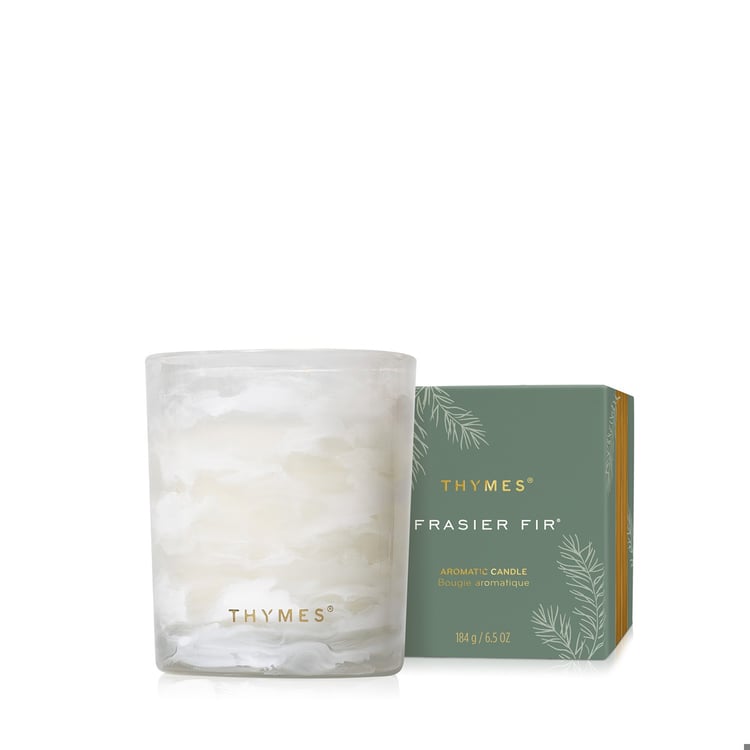 Frasier Fir Tidings Boxed Candle 6.5oz - Thymes - Gaines Jewelers