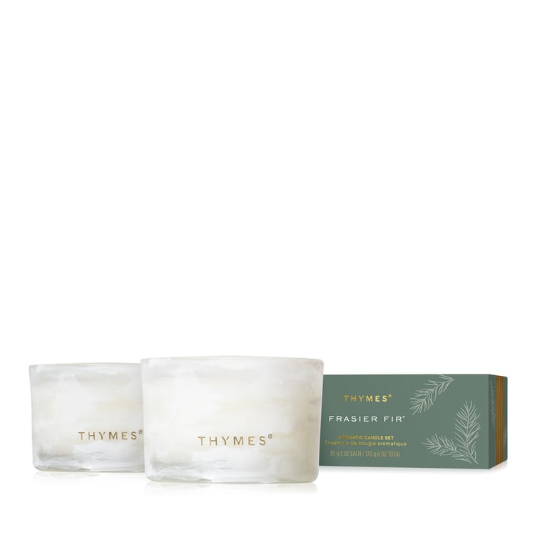 Frasier Fir Tidings Boxed Votive Gift Set 3oz - Thymes - Gaines Jewelers