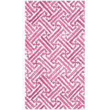 Fretwork Fuchsia Guest Towel - Caspari - Gaines Jewelers