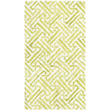 Fretwork Moss Green Guest Towel - Caspari - Gaines Jewelers