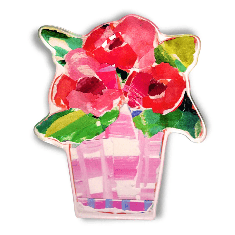 Funny Girl Large Acrylic Bloom Block - Lauren Dunn - Gaines Jewelers